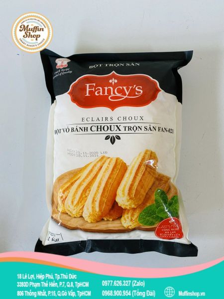 Bột trộn vỏ bánh Su Fancy 1kg - 12g/T