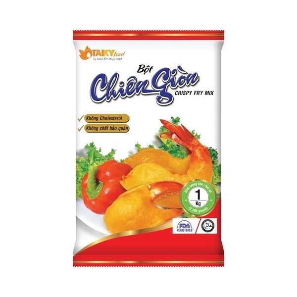 Bột chiên giòn Tài Ký - gói 1kg (10g/T)