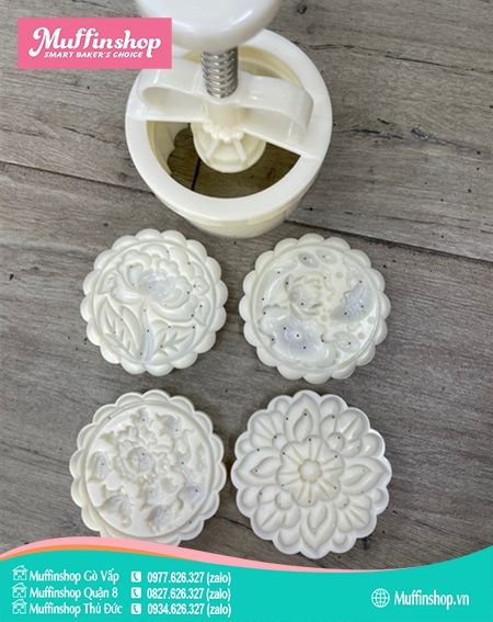 Khuôn trung thu 200g tròn 4M 52016