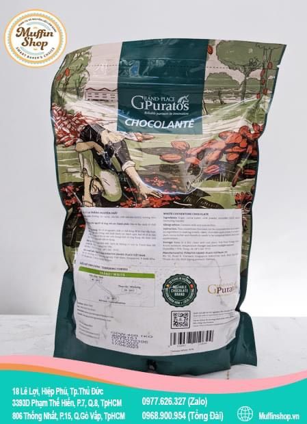 Chocolate nút trắng 40% cao cấp