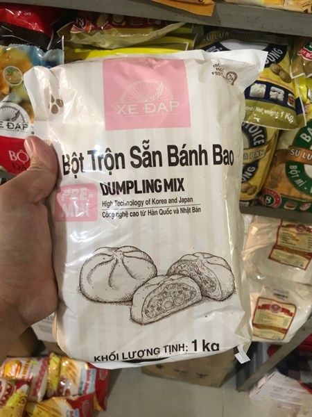 Bột Bánh Bao trộn sẵn Xe đạp - 1kg