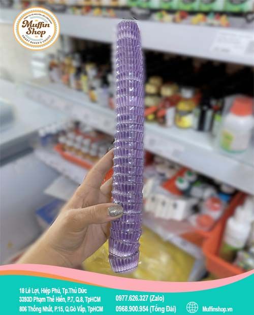 Cup giấy nhún mềm đáy 2.5cm - 1000c/ cây