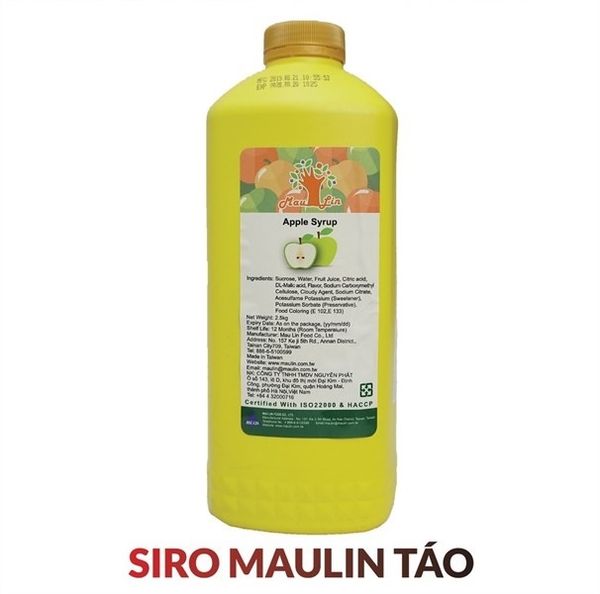 Syrup MAULIN TÁO XANH 2,2KG