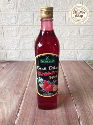 Siro Golden Farm DÂU TÂY 520ml - 12c/T