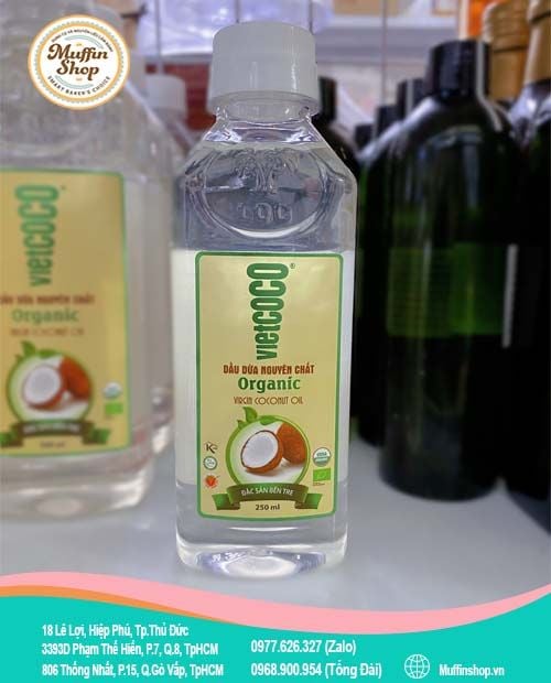 Dầu dừa Organic VIETCOCO
