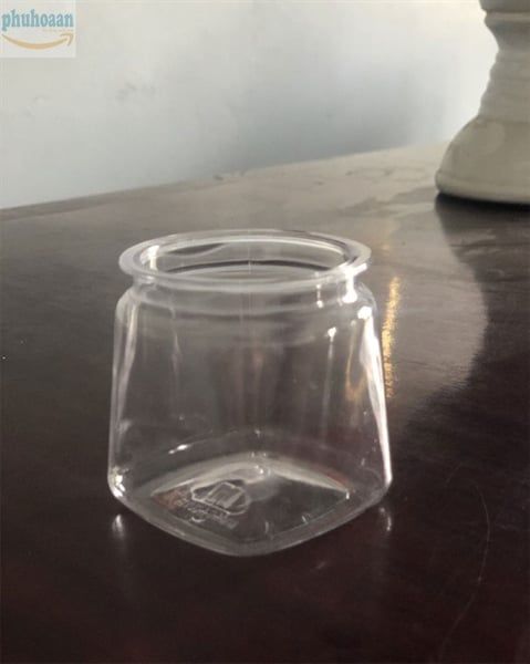 Hũ sữa chua nhựa Vuông 120ml / kiện 504c