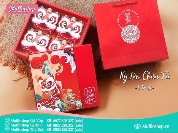 Hộp trung thu 4B Lân Chiêu Tài 150-250g