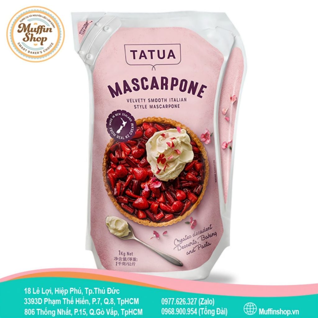 Mascarpone Tatua 1kg - 12g/T