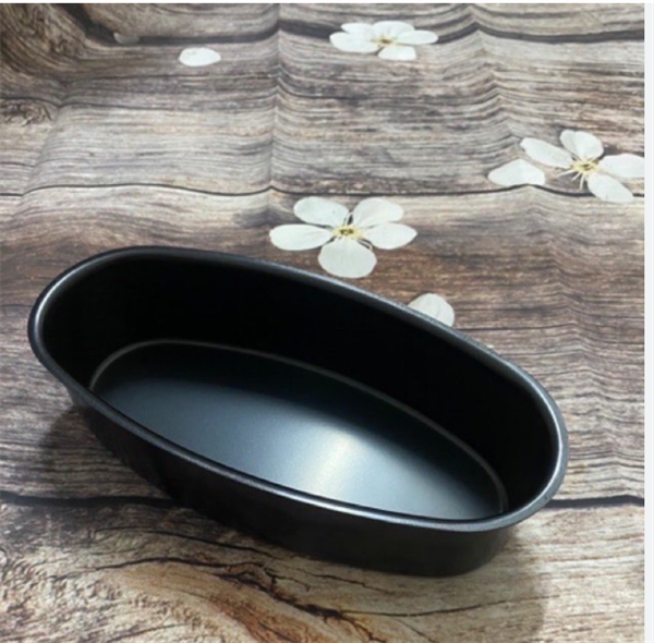 Khuôn chống dính Oval đen