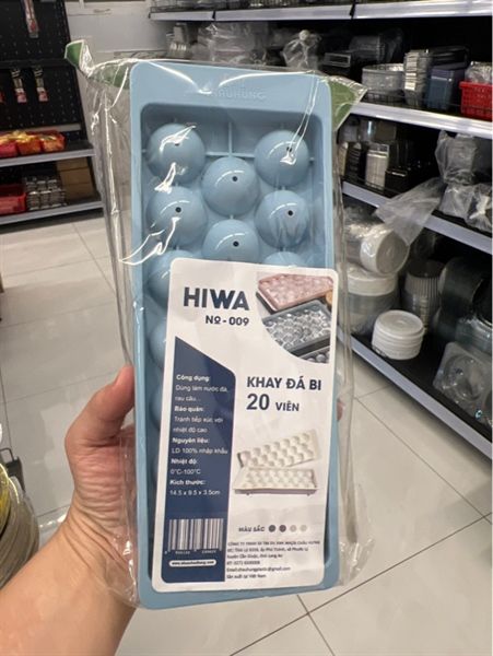 Khay đá bi tròn 20 viên