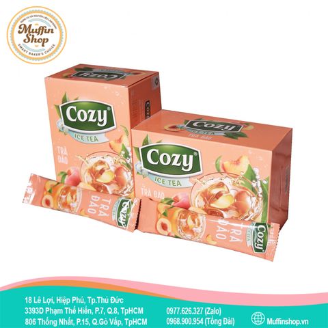 Trà Cozy hoà tan ĐÀO 16 gói - 30h/T