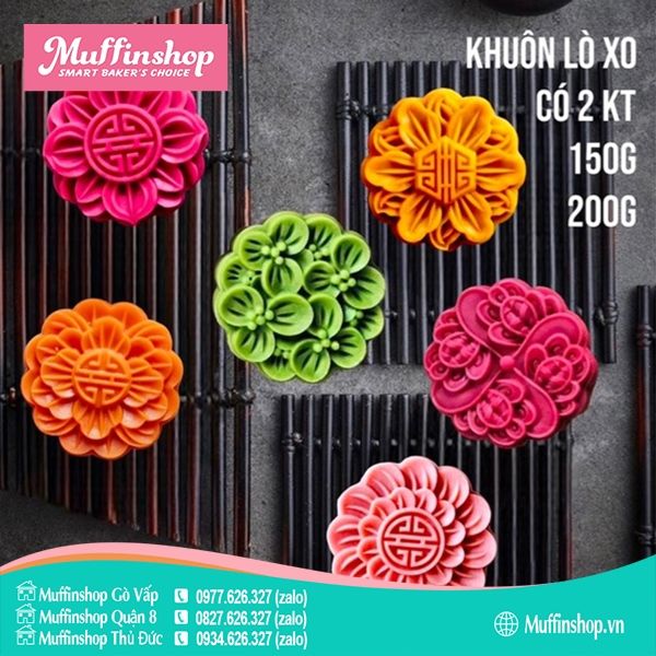 Khuôn trung thu 150g Cổ Truyền 6M tròn