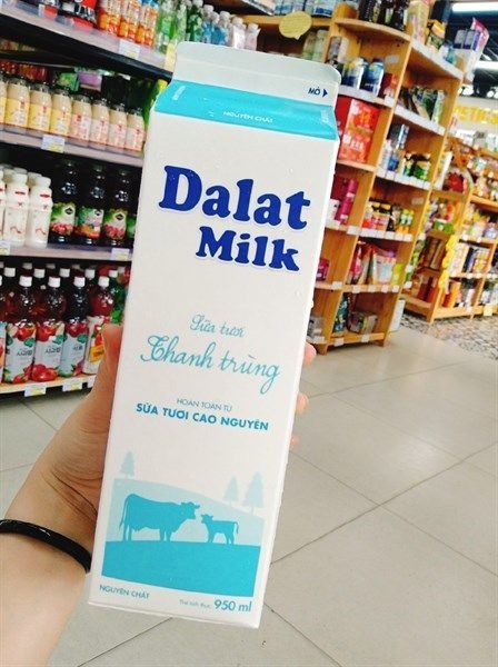 Sữa Tươi Thanh Trùng Dalat Milk 950ml