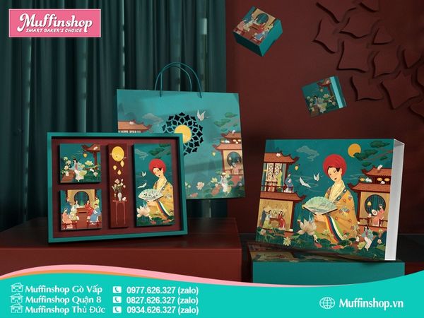 Hộp trung thu 4B Phụng Nương 150-250g