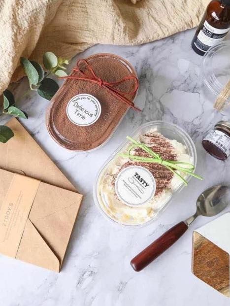 Hộp dựng bánh tiramisu/cheesecake Z150