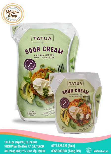 Kem chua Sour Cream Tatua 500gr - 6g/T