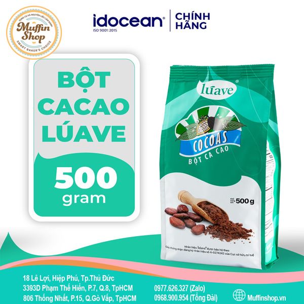Bột Cacao LUAVE 500gr - 20g/T