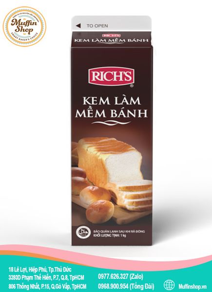 Kem làm mềm bánh Rich's crumb softener