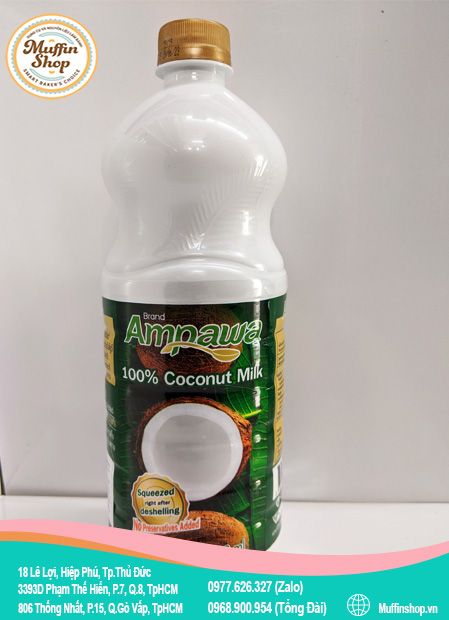 Nước Cốt dừa Thái Ampawa 400ml - 24l/T