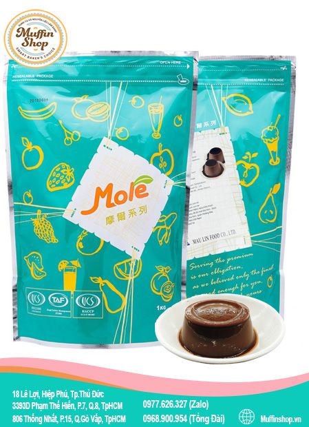 Bột Pudding Mole Trứng 1kg
