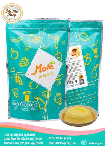 Bột Pudding Mole Trứng 1kg