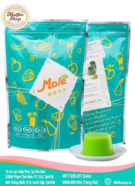 Bột Pudding Mole Trứng 1kg