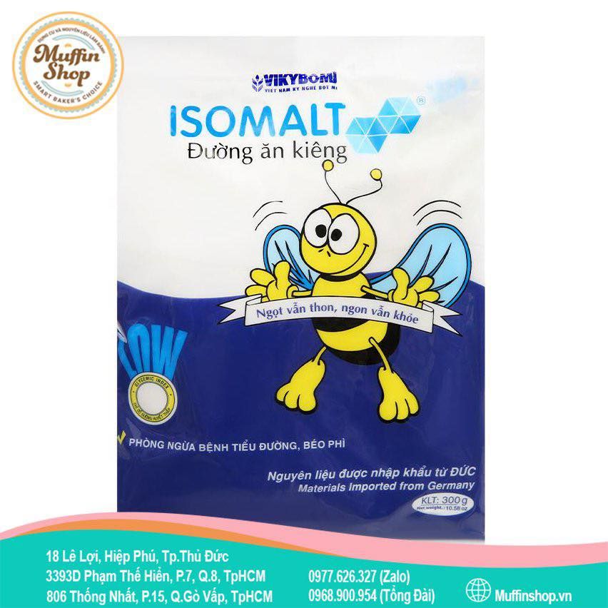 Đường ăn kiêng Isomalt gói 300gr - 40g/T