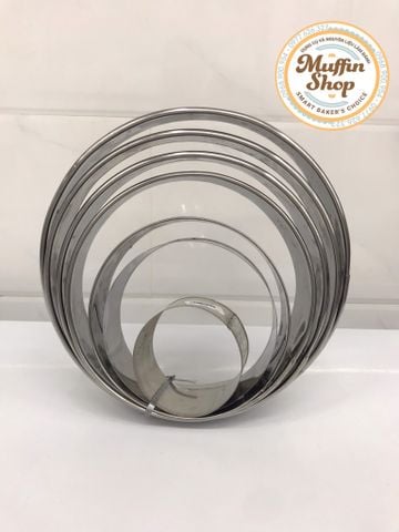 Khuôn ring tròn 12x6cm