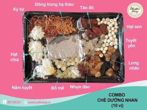 Combo Chè Dưỡng Nhan - 10 món