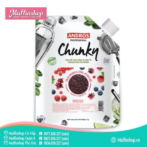 Chunky BERRY & HIBISCUS 1kg - 8g/T