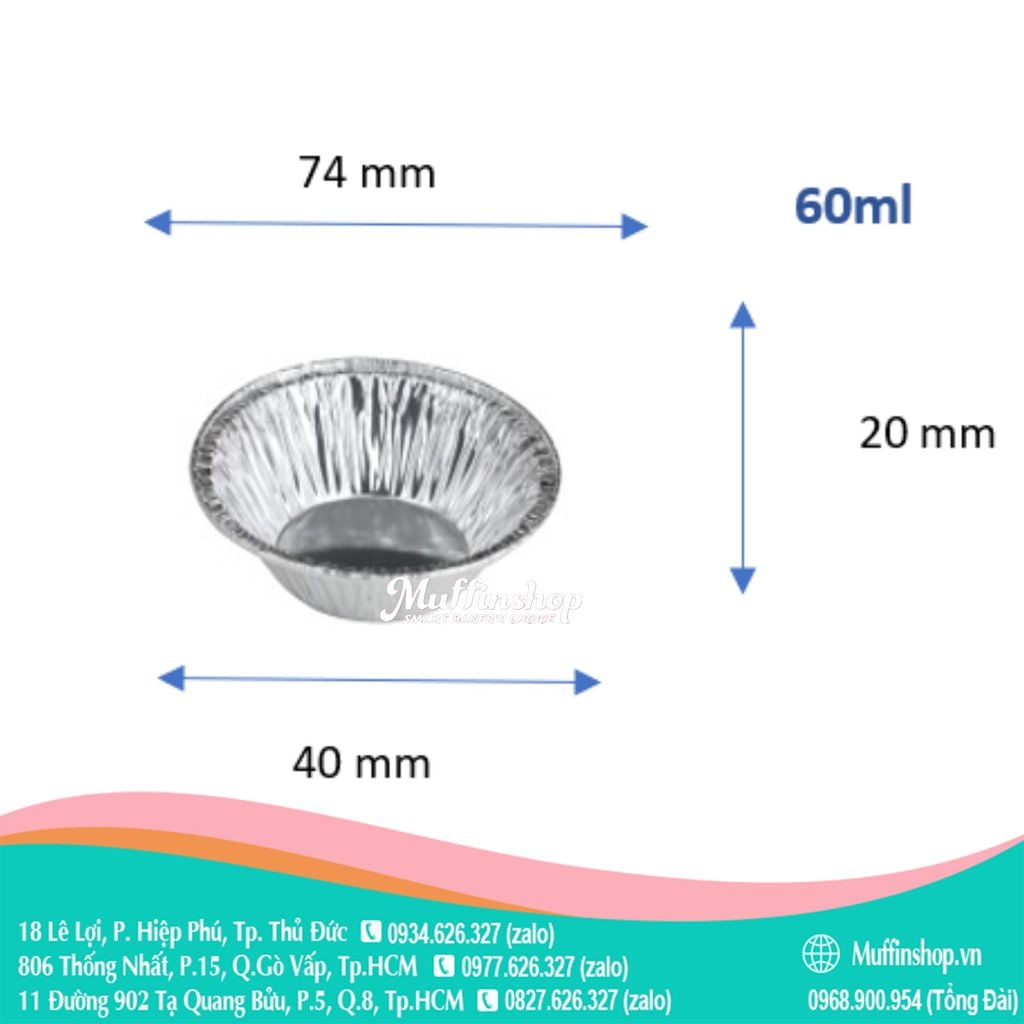 Chén giấy nhôm 130ml - set 25c (250c/cây - 3000c/T)
