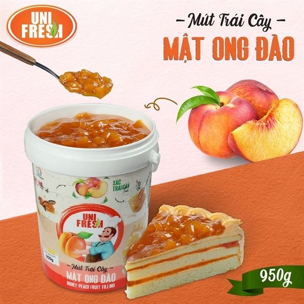 Mứt đào Unifresh 950gr