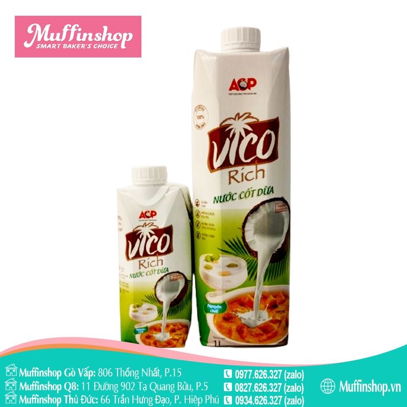 Nước Cốt dừa VICO RICH