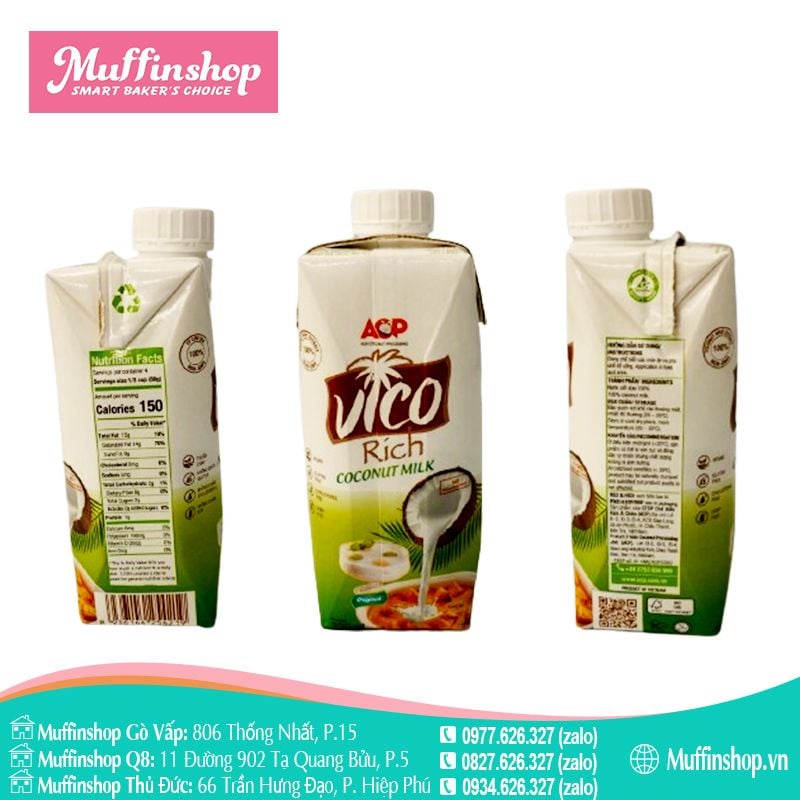 Nước Cốt dừa VICO RICH