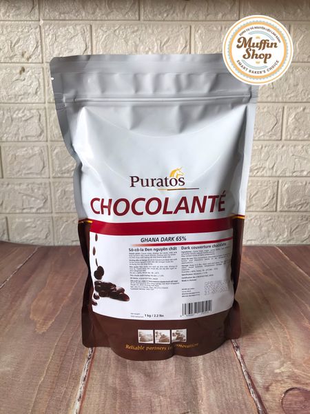 Choco đen nút 65% Puratos - 8kg/T