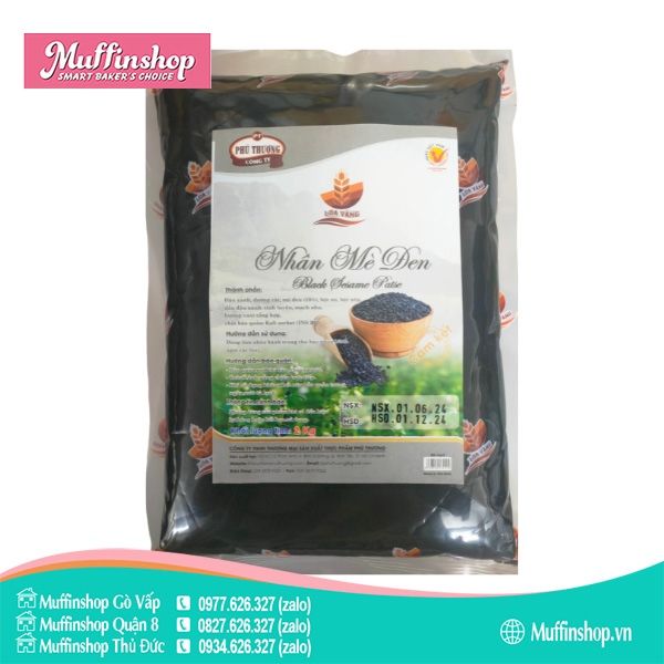Nhân Mè Đen Phú Thương Cty 1kg