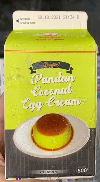 Kem trứng LÁ DỨA - 500gr