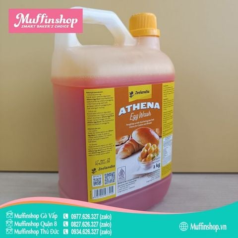 Quét mặt bánh Athena Egg wash 2kg/can