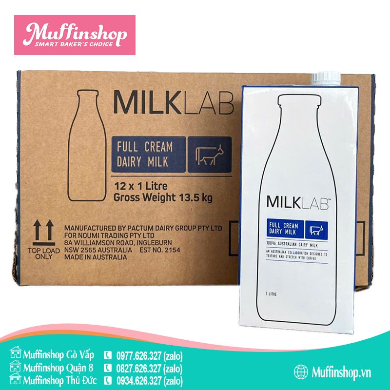 Sữa tươi Milk Lab 1L - 12h/T