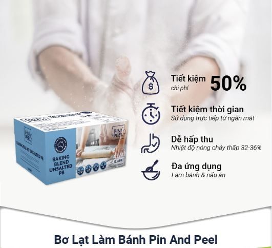Bơ lạt Pin & Peel 1kg/ thùng 12.5kg