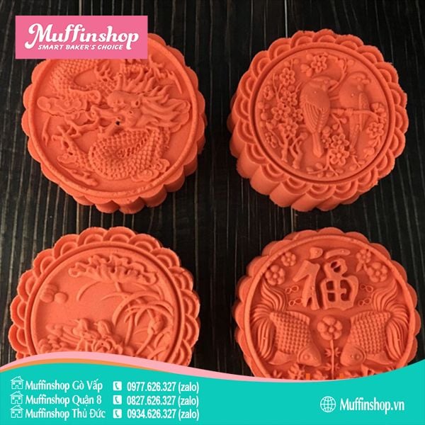 Khuôn trung thu 250g Rồng 4M 2221