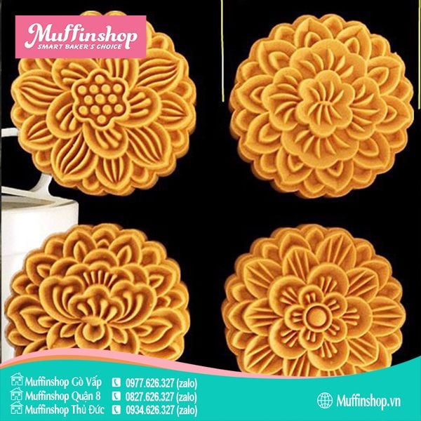 Khuôn trung thu 200g tròn 4M 2220