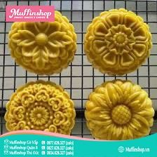 Khuôn trung thu 200g hoa tròn 4M 2227