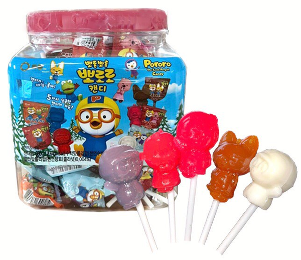 Kẹo que mút Pororo - 60c/hộp