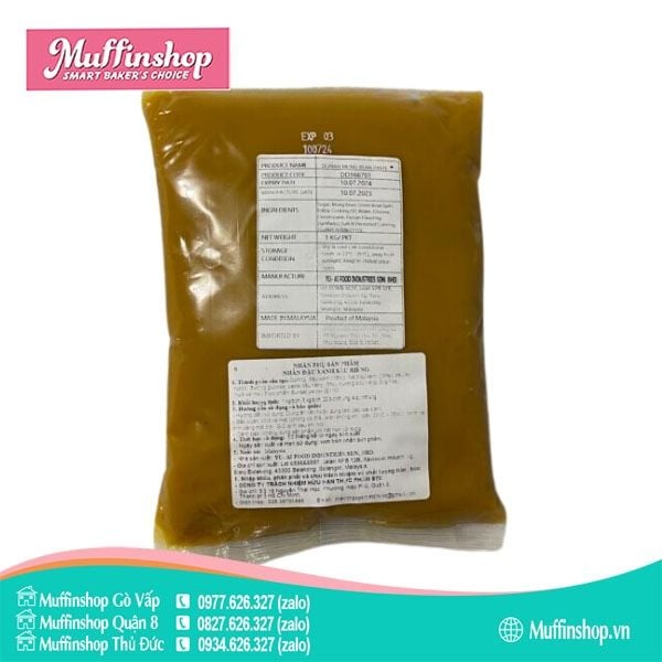Nhân Yuai Đậu Xanh SẦU RIÊNG 1kg - 20g/T