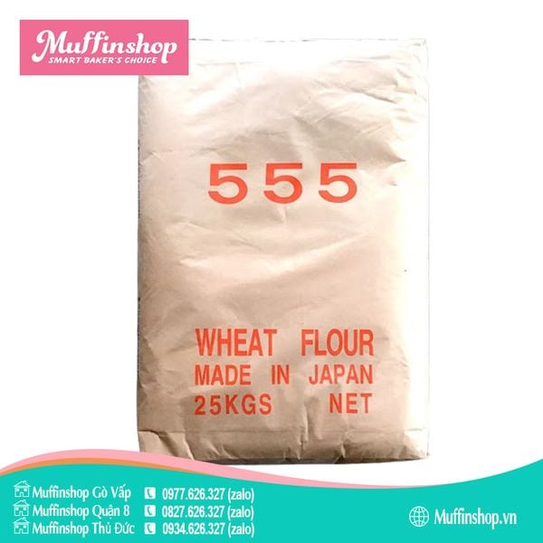 Bột mì 555 CAM Japan - bao 25kg