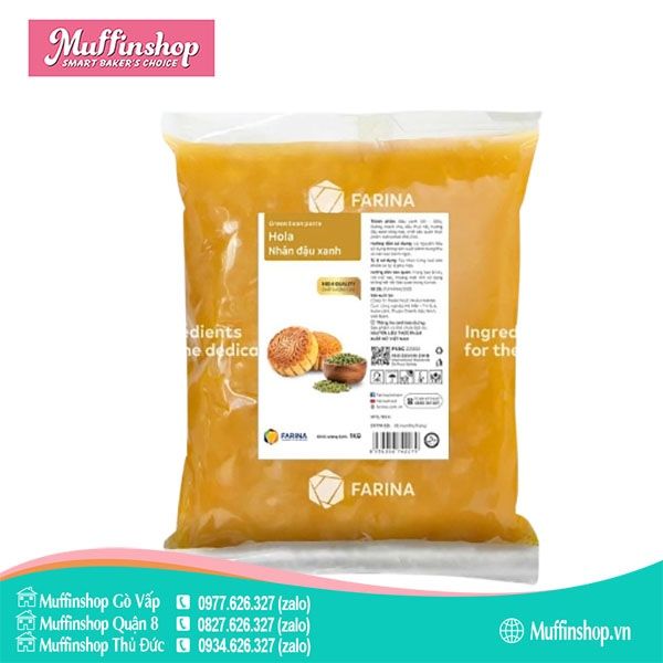 Nhân Hola ĐẬU XANH 1kg - 20g/T