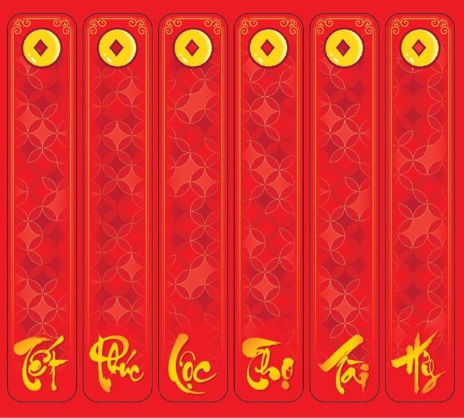 Tem Tết nhỏ - 6 tem/ tờ