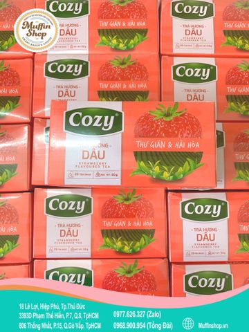 Trà Cozy túi lọc DÂU 25 gói - 36h/T