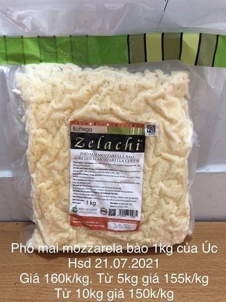 Phomai Mozza bào Zelachi - 1kg